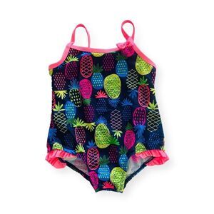 OshKosh Pineapples One Piece Swimsuit Size 18 Months